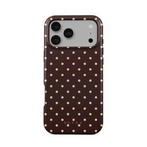 BURGA Brown Polka Dot Phone Case - Sorry Busy